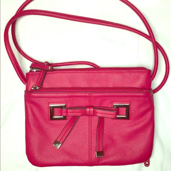 Tignanello Handbags - Tignanello shoulder bag in fuschia. Never used!!